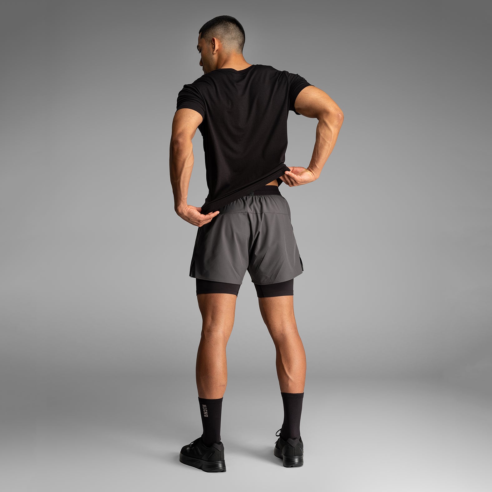 Classic Essentials Crew Tee  Black 2 Packfrom BN3TH Underwear