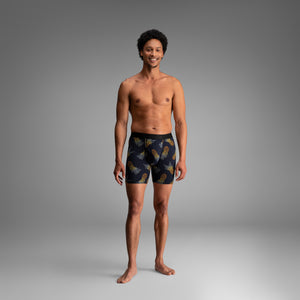 Classic Icon Boxer Brief With Fly : Pineapple Ombre - Black from BN3TH Underwear