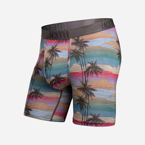 Classic Icon Boxer Brief: Palm Tree Horizon - Heather | BN3TH Underwear