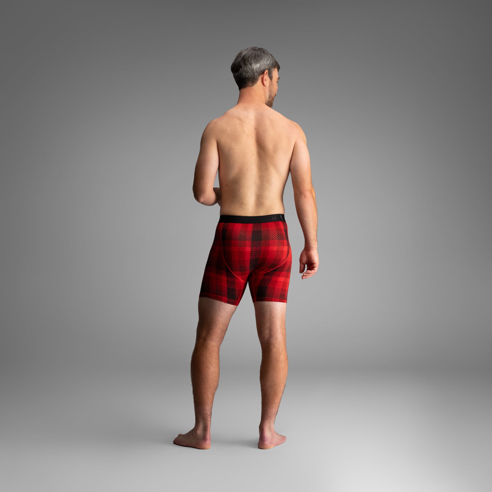 Classic Icon Boxer Brief:  Lumber Jack Plaid - Red from BN3TH Underwear