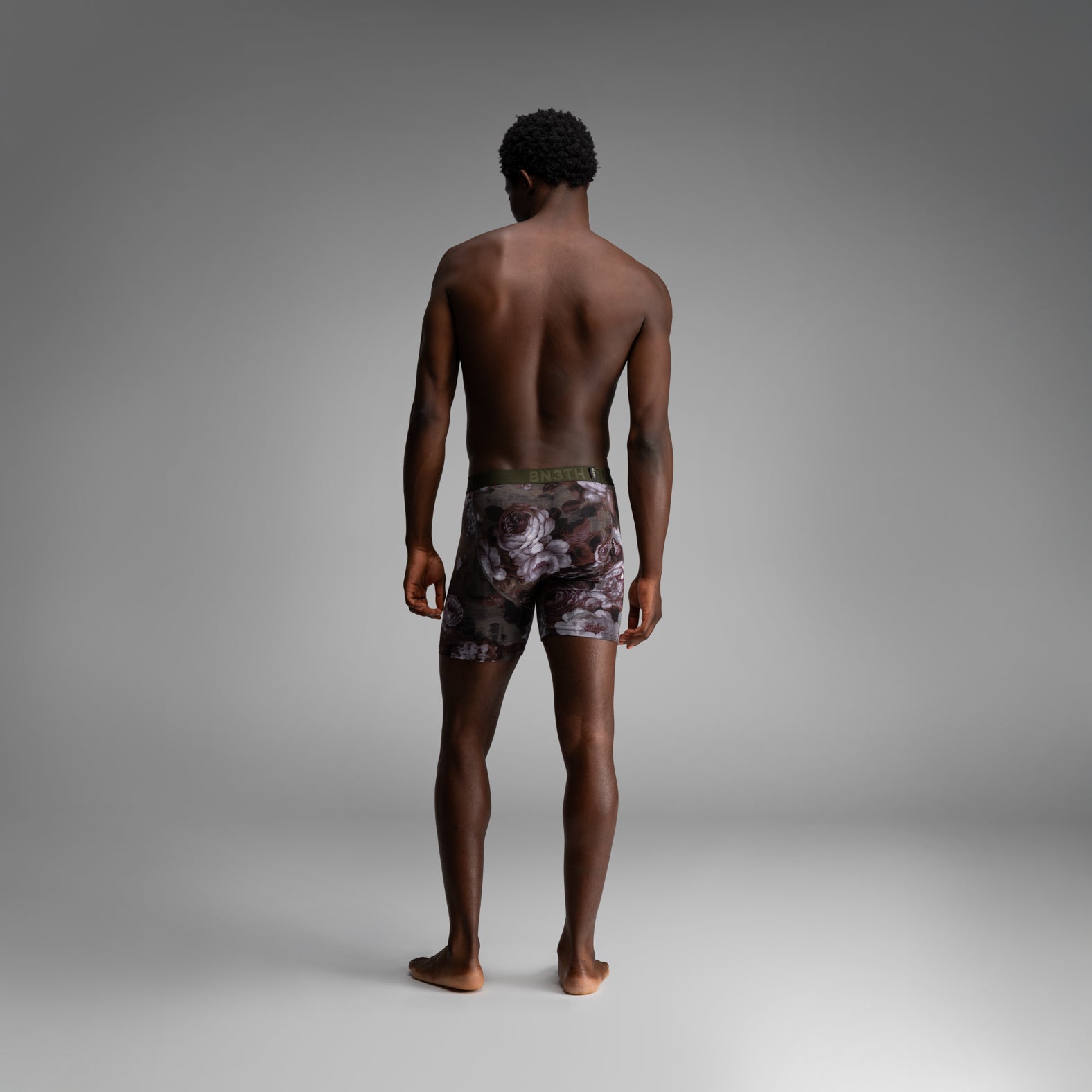 Classic Icon Boxer Brief: Vintage Rose - Heather Duffle | BN3TH Underwear