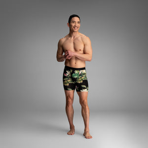 Classic Icon Boxer Brief:  Magnolia - Black from BN3TH Underwear