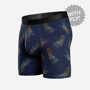 Classic Icon Boxer Brief With Fly : Pineapple Ombre - Black from BN3TH Underwear