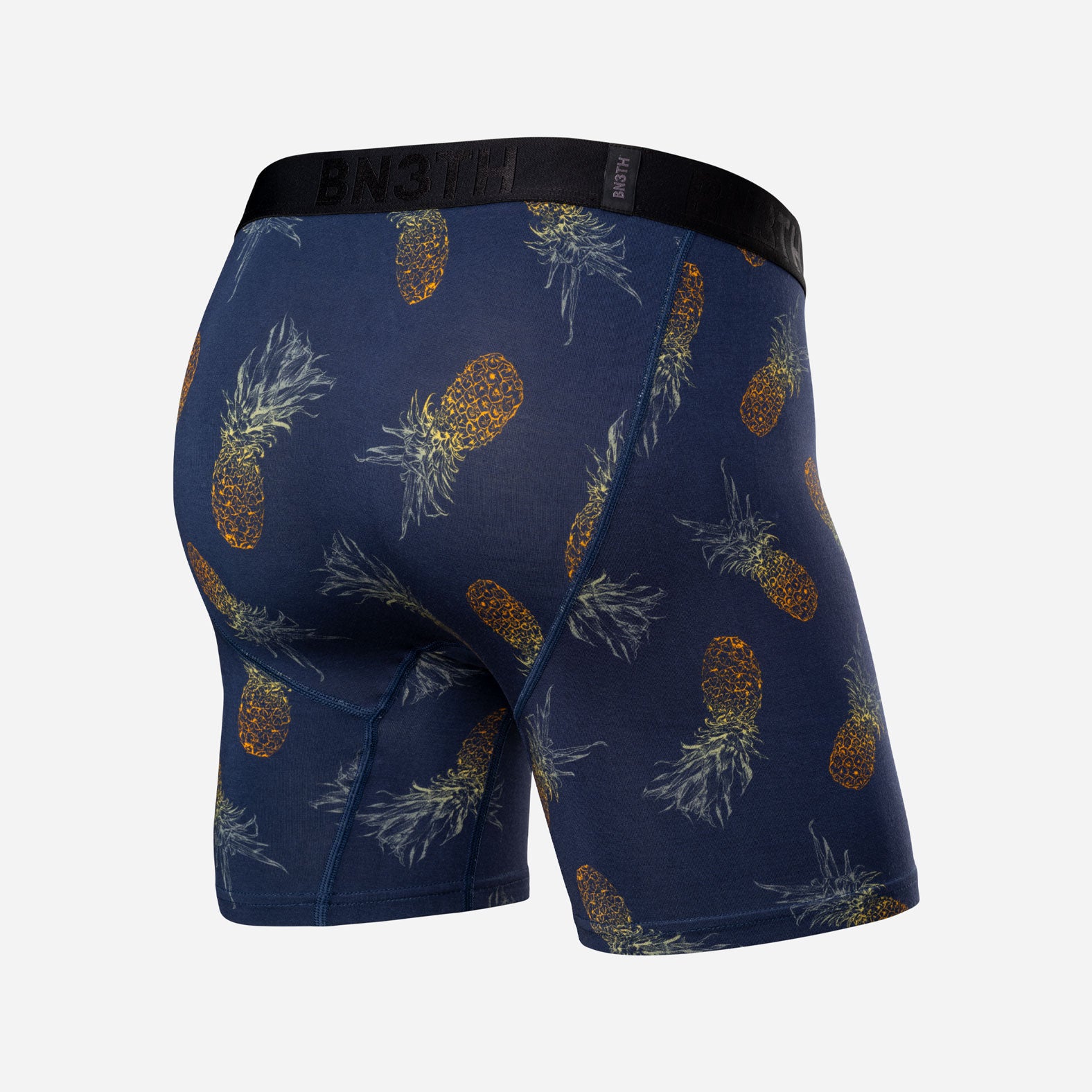 Classic Icon Boxer Brief With Fly : Pineapple Ombre - Black