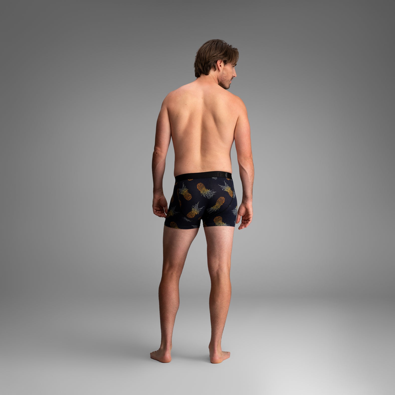Classic Icon Trunk With Fly : Pineapple Ombre - Black from BN3TH Underwear
