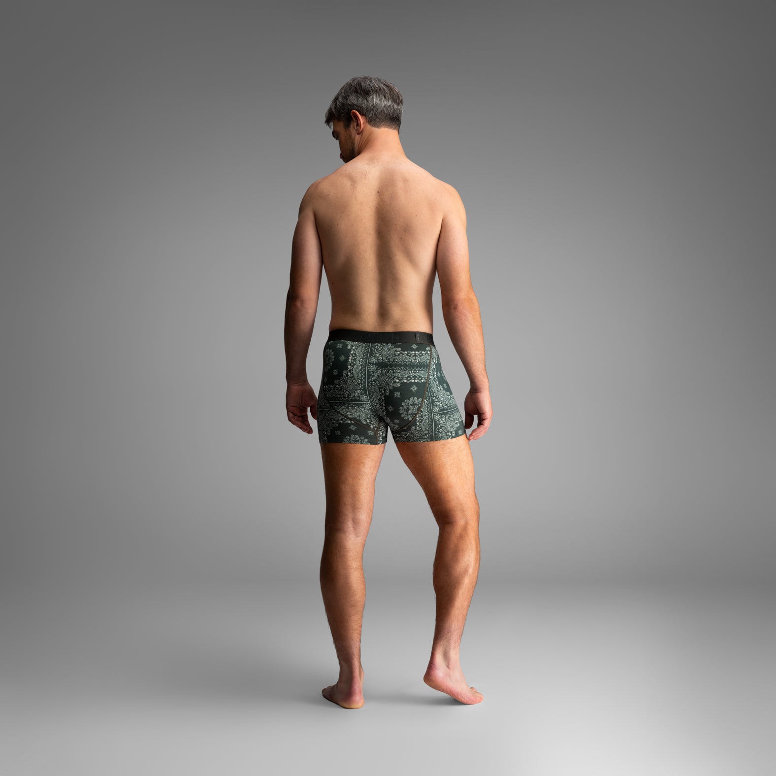 Classic Icon Trunk:  Bandana - Darkest Spruce from BN3TH Underwear