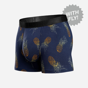 Classic Icon Trunk With Fly : Pineapple Ombre - Black from BN3TH Underwear