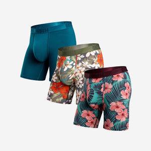 Classic Icon Boxer Brief:  Floral Holiday 3-Pack