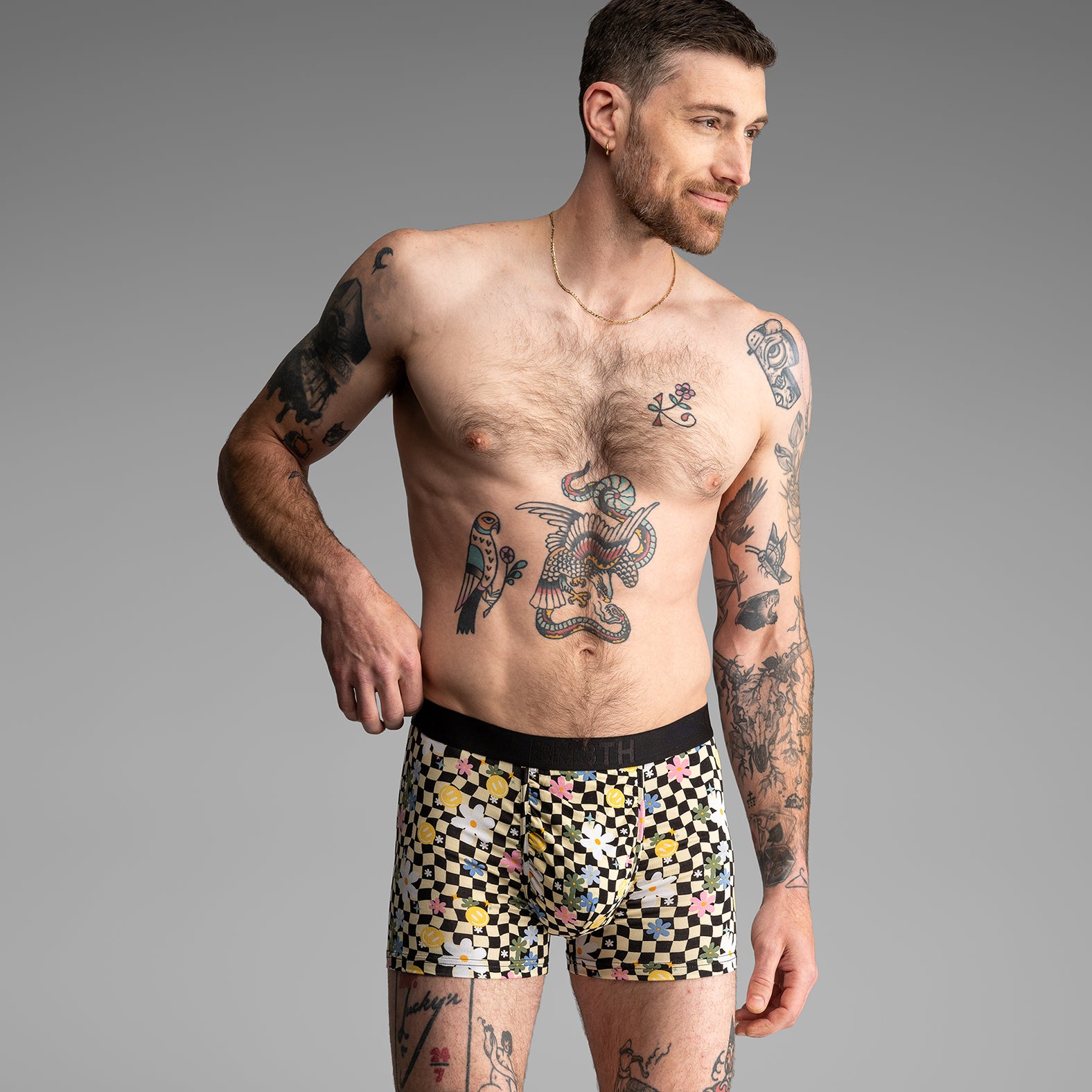 Classic Trunk Psycholic Floral Sandfrom BN3TH Underwear
