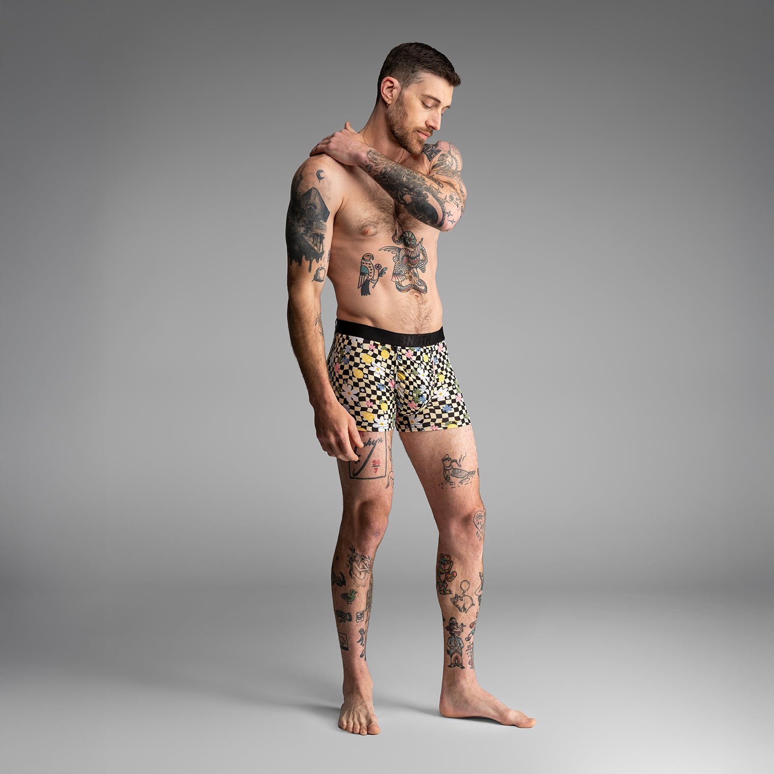 Classic Trunk Psycholic Floral Sandfrom BN3TH Underwear