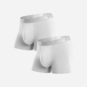 BN3TH Classic Icon Trunk : White 2 Pack Men's Underwear