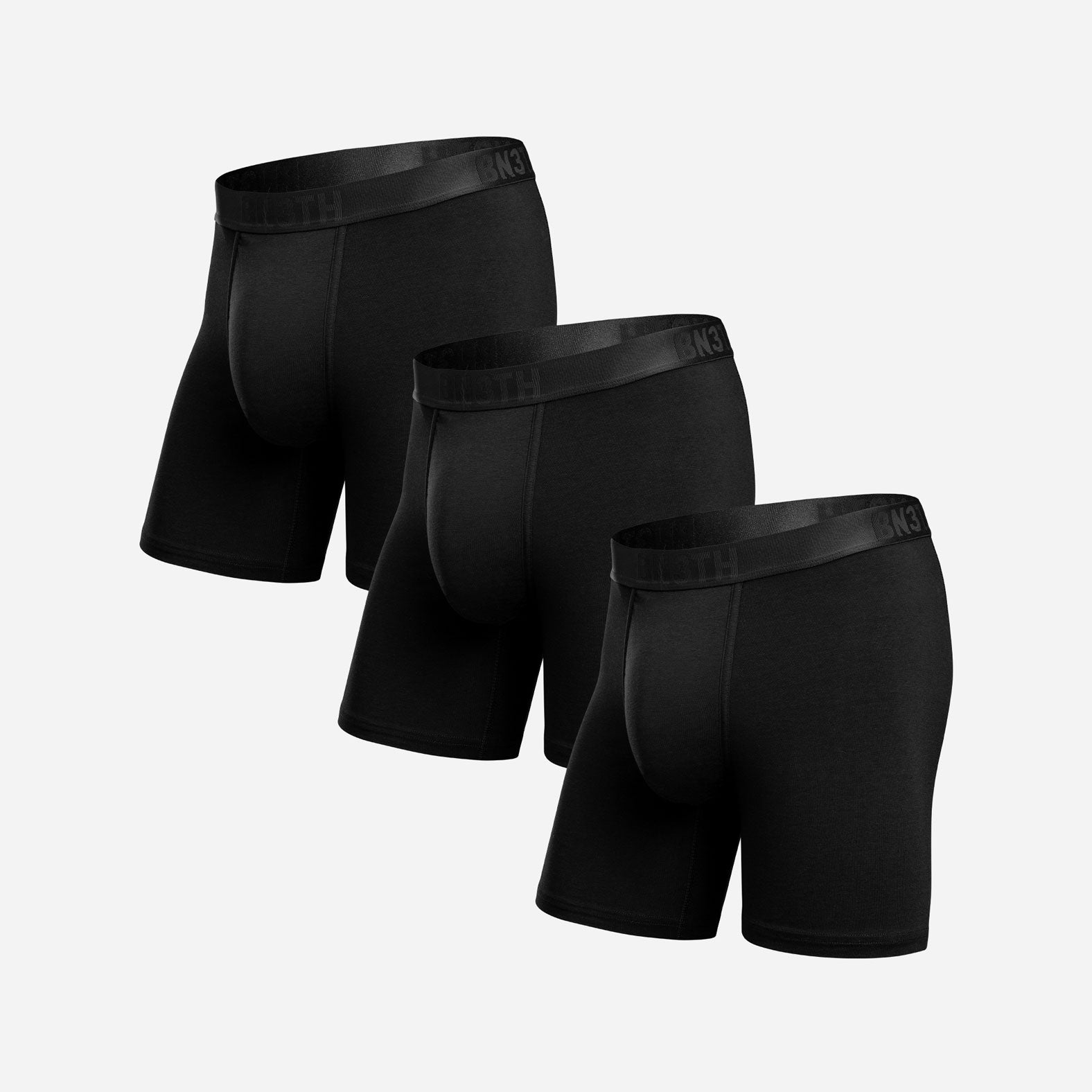 Essentials Boxer Brief: Black 3 Pack
