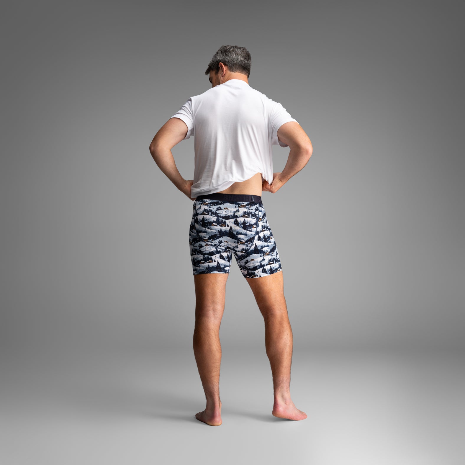 Essentials Boxer Brief: Midnight Navy/Winter Town 2 Pack