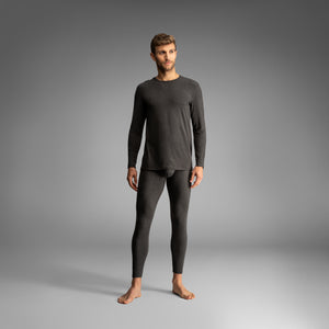 Pro Flex Thermal Baselayer Top: Heather Shadow from BN3TH Underwear