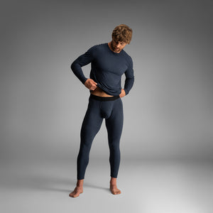Pro Flex Thermal Baselayer Bottom: Heather Navy from BN3TH Underwear