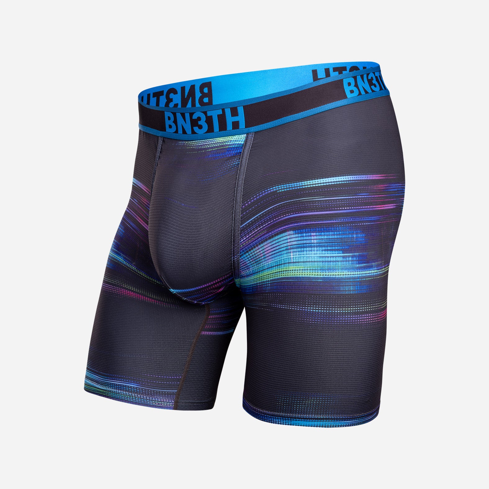 Pro Flex Max Boxer Brief: Pixel Matrix-Black | BN3TH Underwear