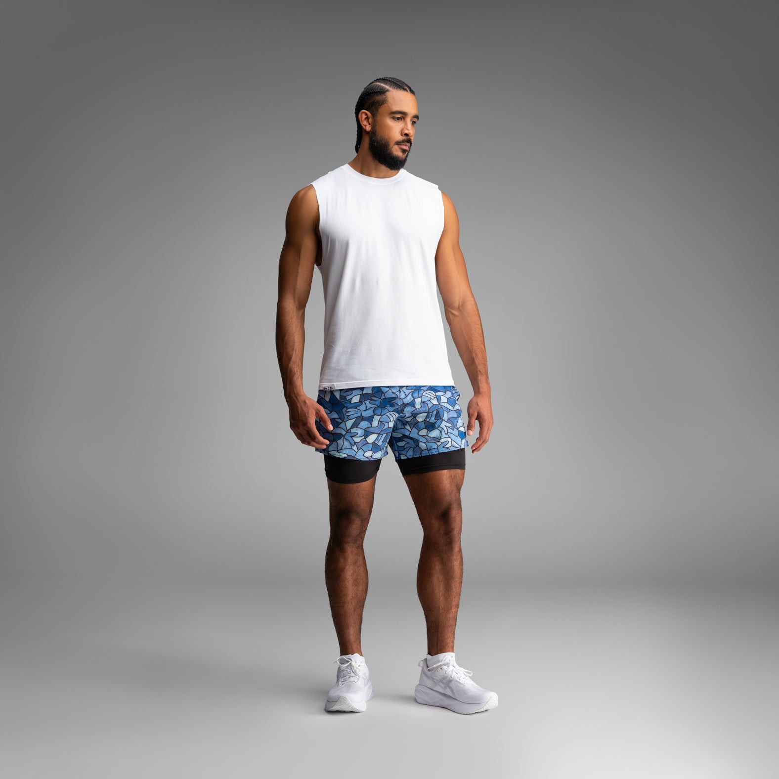 Cut-off Tank: Lucas Beaufort Character - White | BN3TH Underwear