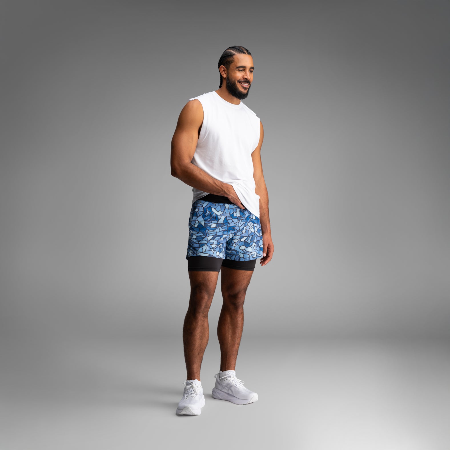 Cut-off Tank: Lucas Beaufort Character - White | BN3TH Underwear