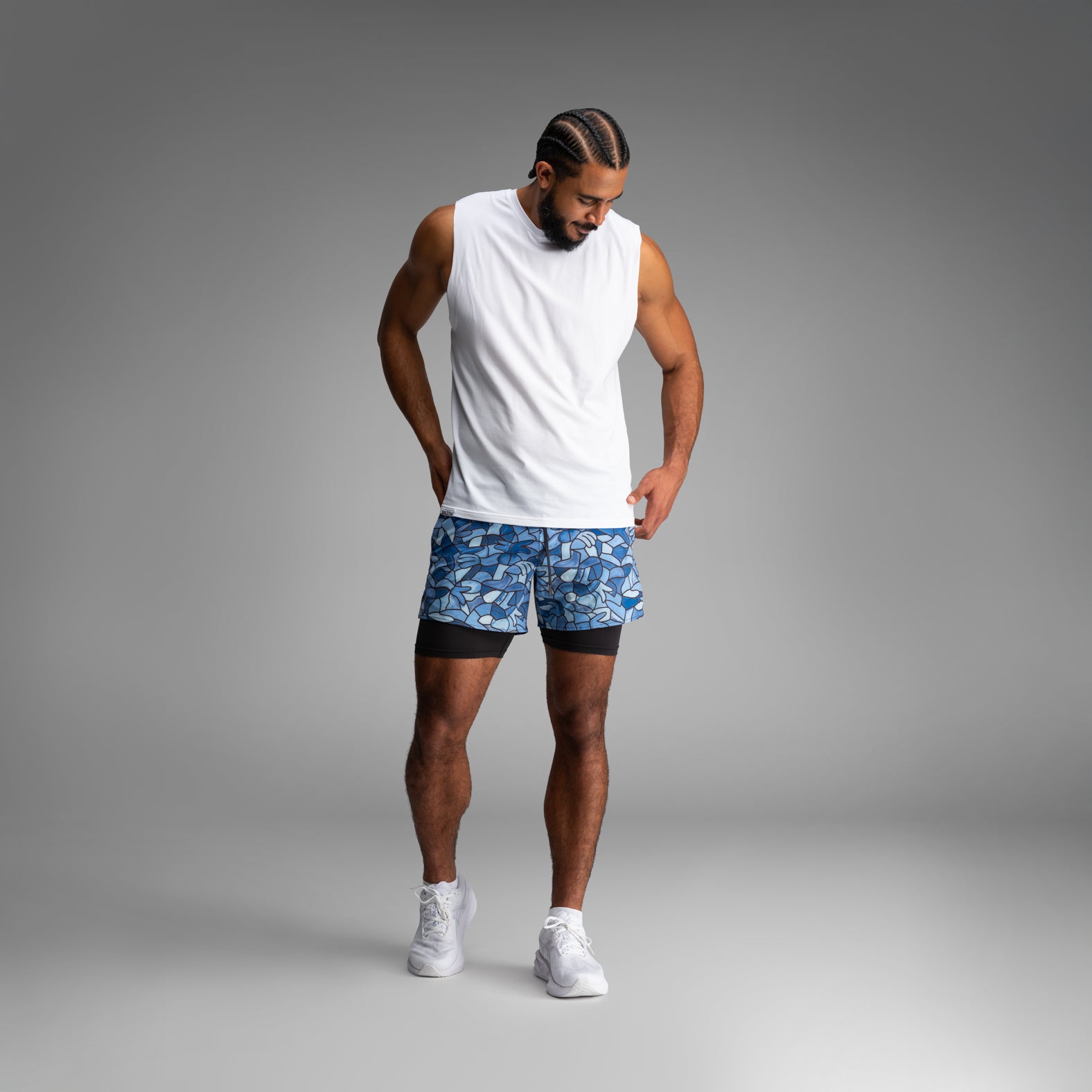 Cut-off Tank: Lucas Beaufort Character - White | BN3TH Underwear