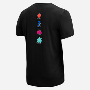 Crew T-shirt: Lucas Beaufort Character - Black | BN3TH Underwear