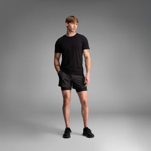 Crew T-shirt: Lucas Beaufort Character - Black | BN3TH Underwear