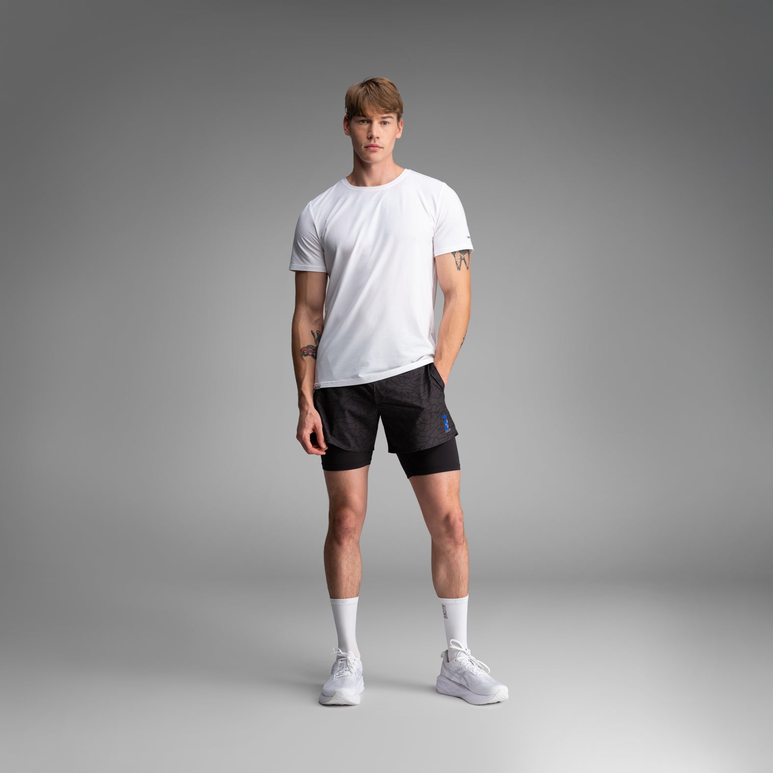 Crew T-shirt: Lucas Beaufort Character - White | BN3TH Underwear