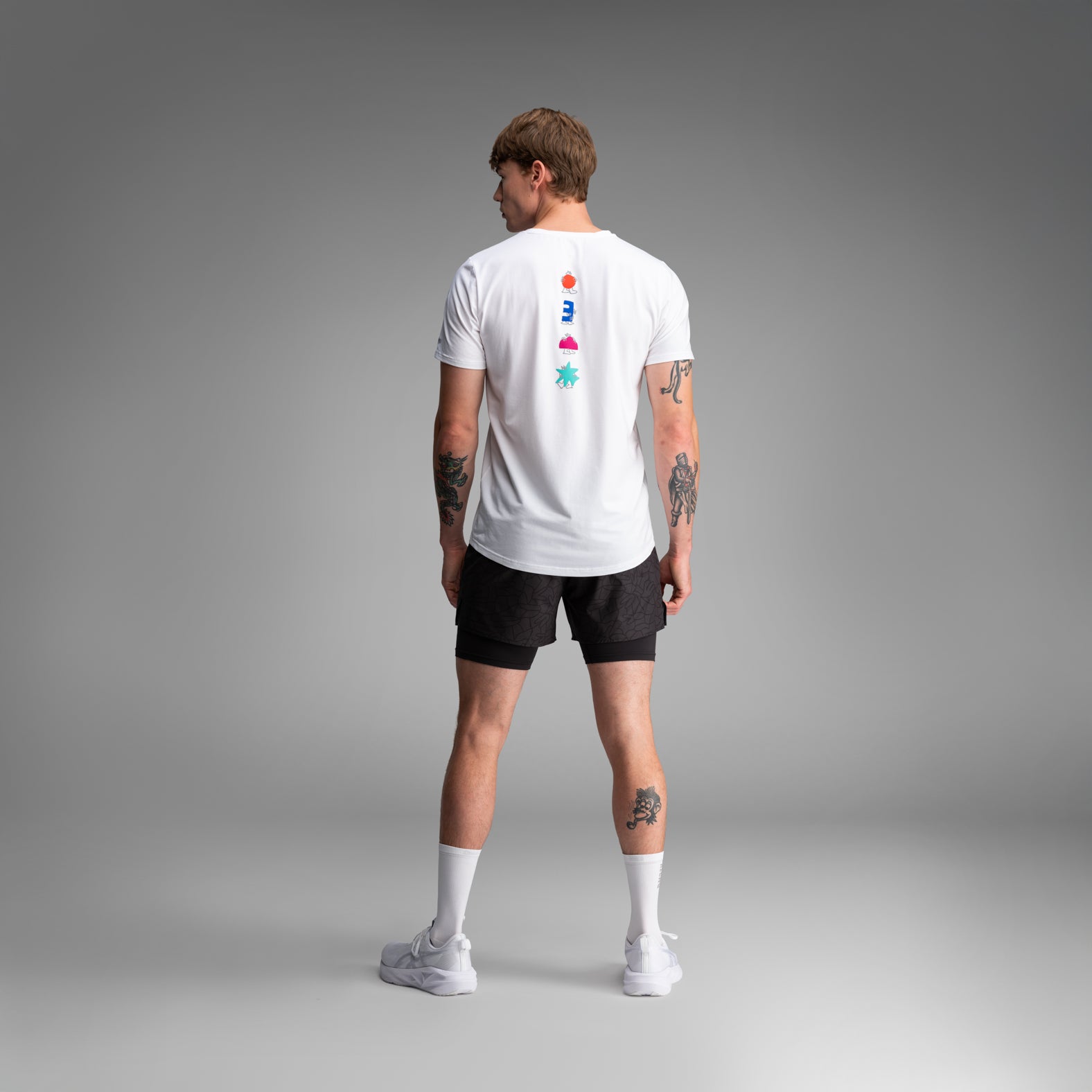 Crew T-shirt: Lucas Beaufort Character - White | BN3TH Underwear