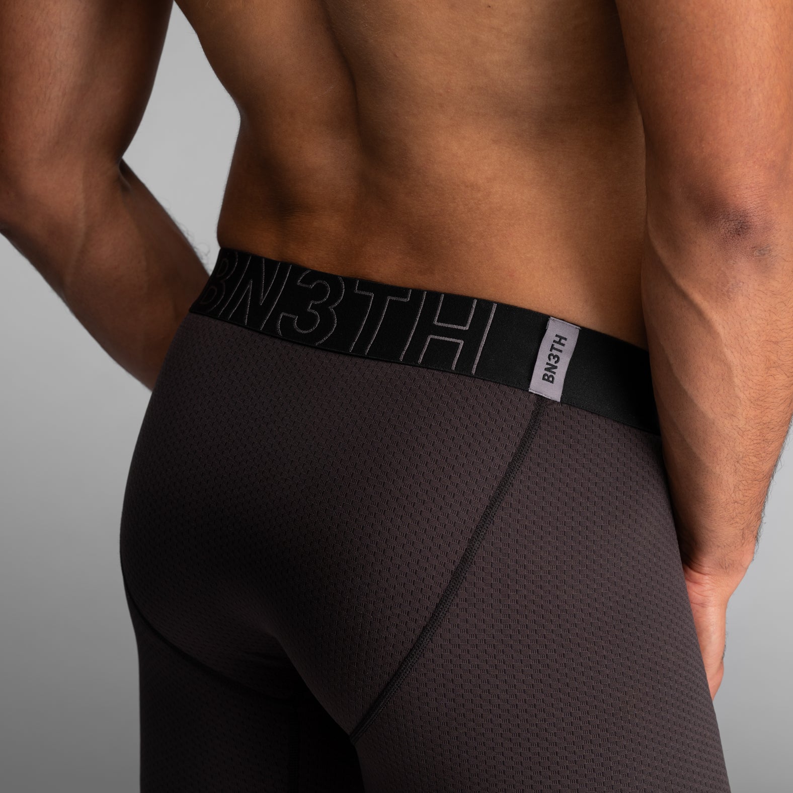 BNTH Pro Agua X Boxer Brief: Black. Quick Dry Layer.