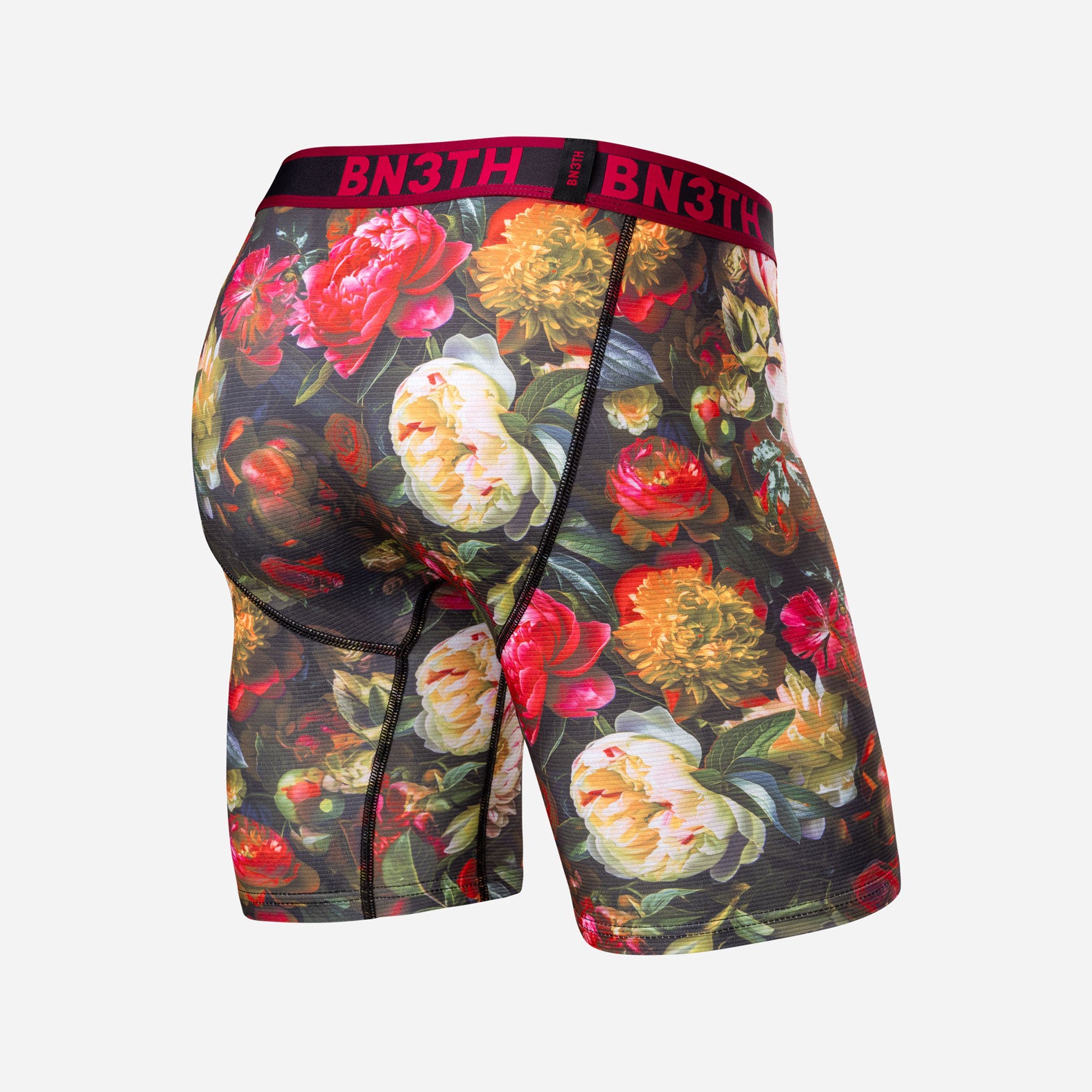 Pro Flex Max Boxer Brief:  Gothic Bouquet - Pink from BN3TH Underwear