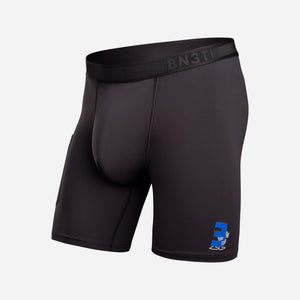 Pro Ultra Liner Short With Pocket: Lucas Beaufort - Black | BN3TH Underwear