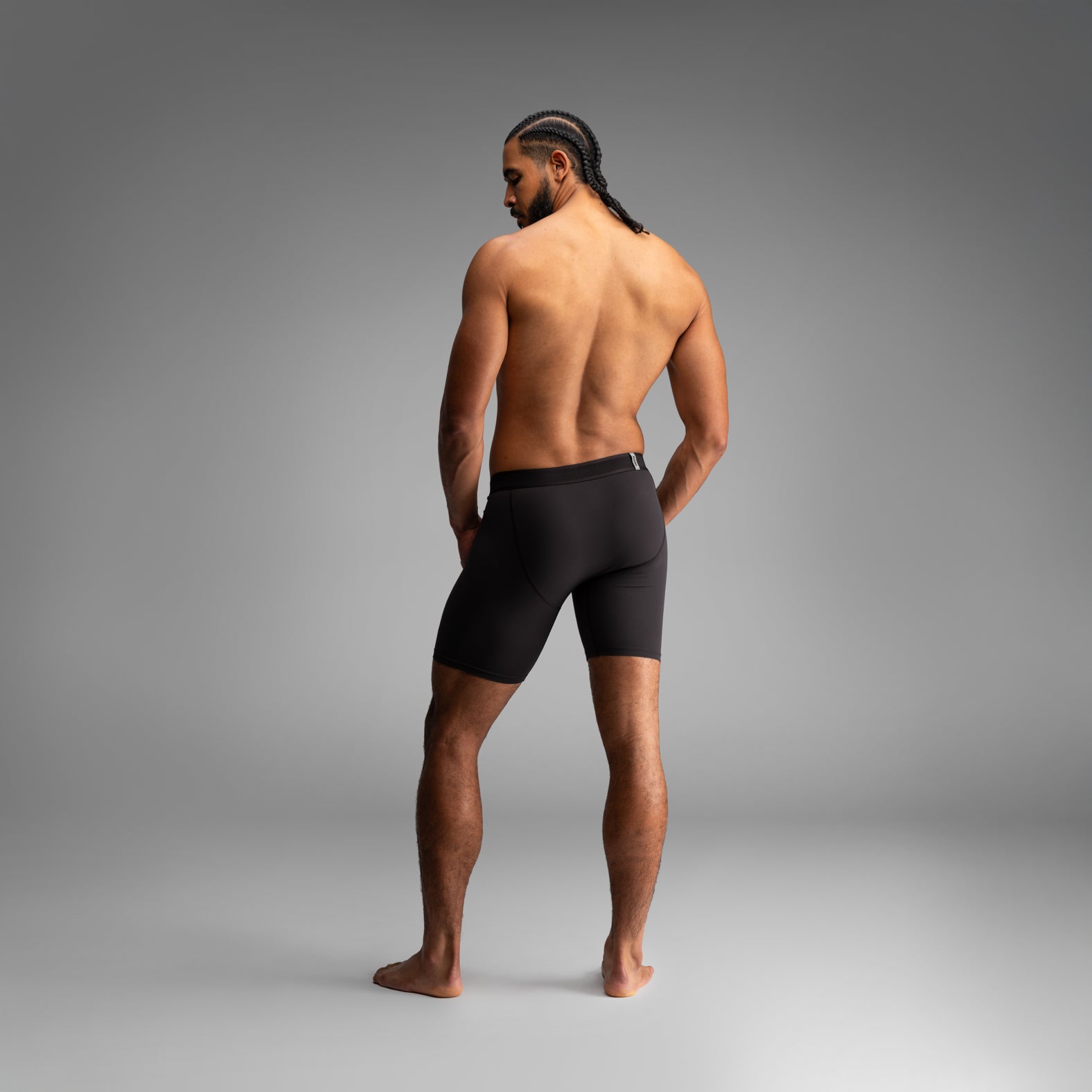 Pro Ultra Liner Short With Pocket: Lucas Beaufort - Black | BN3TH Underwear