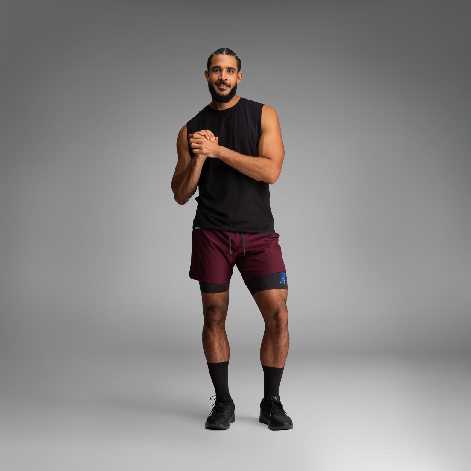 Pro Ultra Liner Short With Pocket: Lucas Beaufort - Black | BN3TH Underwear