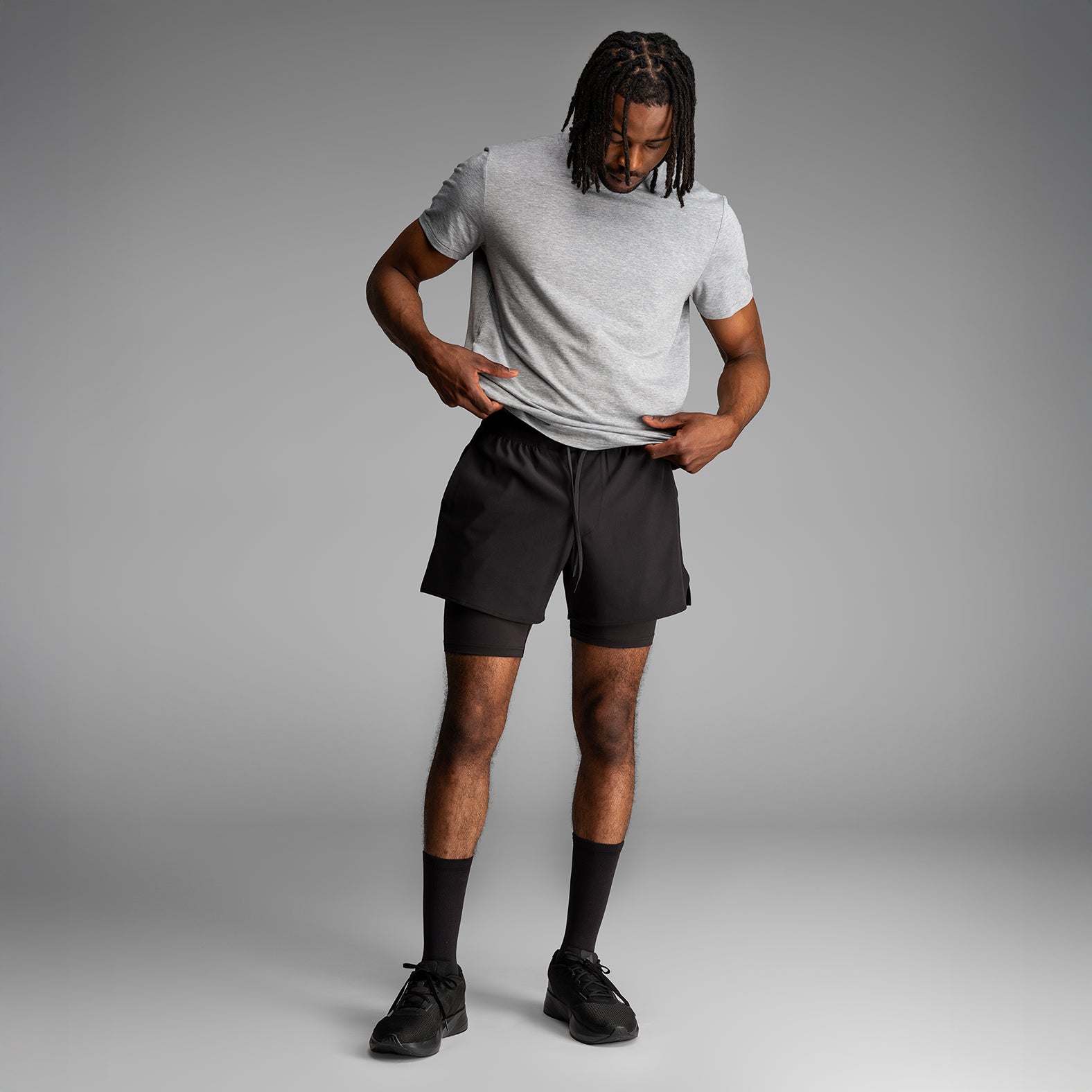 Session Short 2N1 Training Short 5": Black | BN3TH Underwear