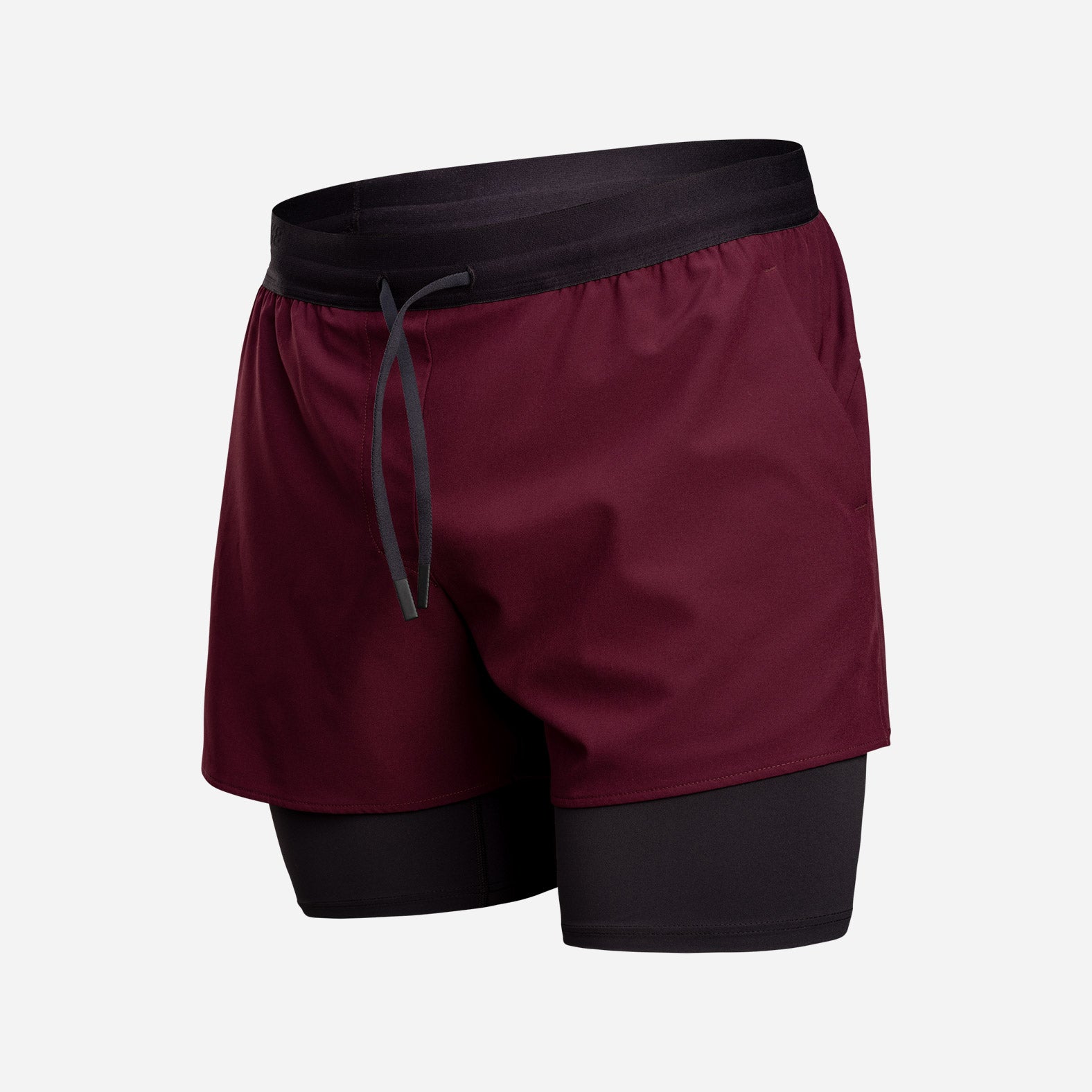 Session Short 2N1 Training Short 5": Wine Red | BN3TH Underwear