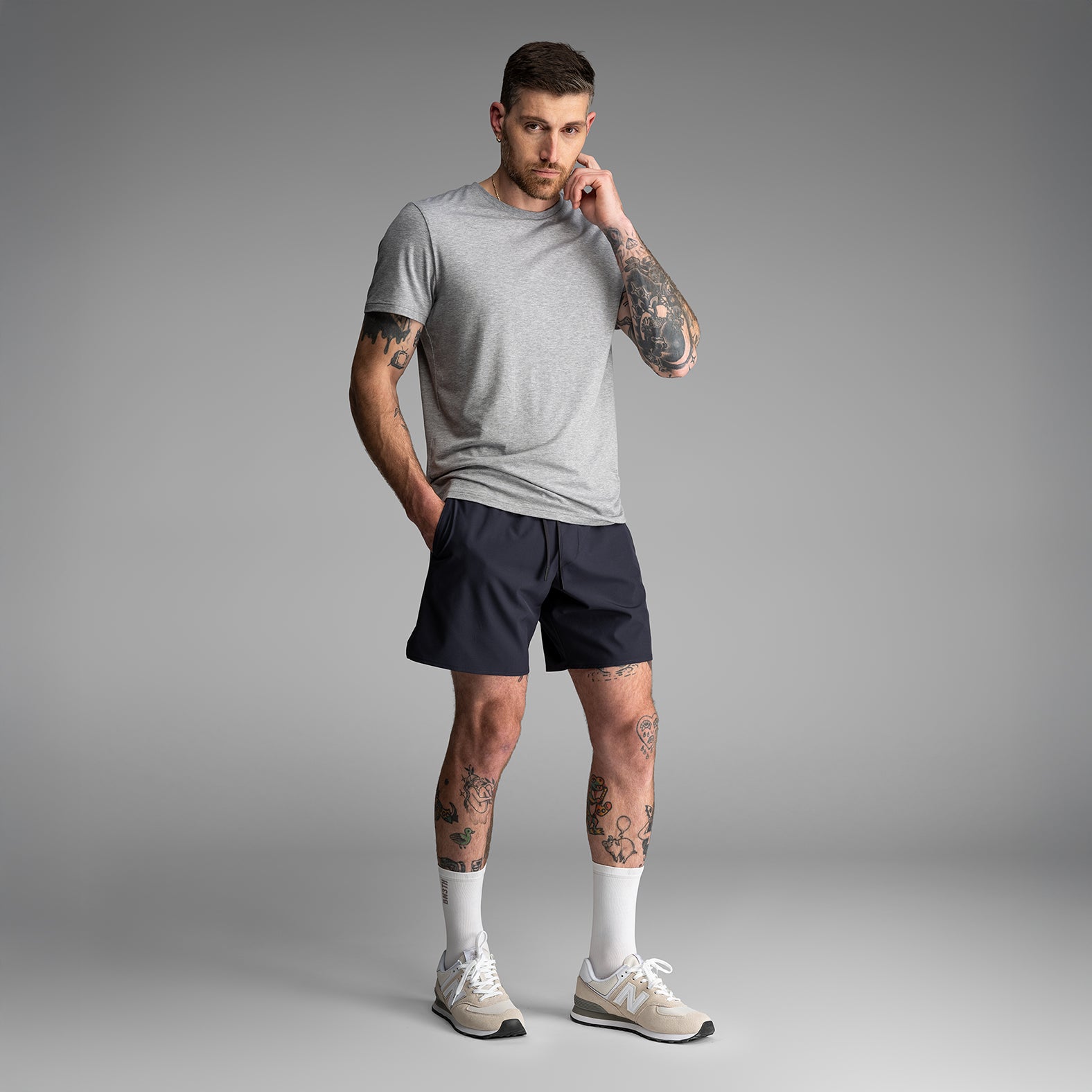 Session Short 2N1 Training Short 7": Midnight Blue | BN3TH Underwear