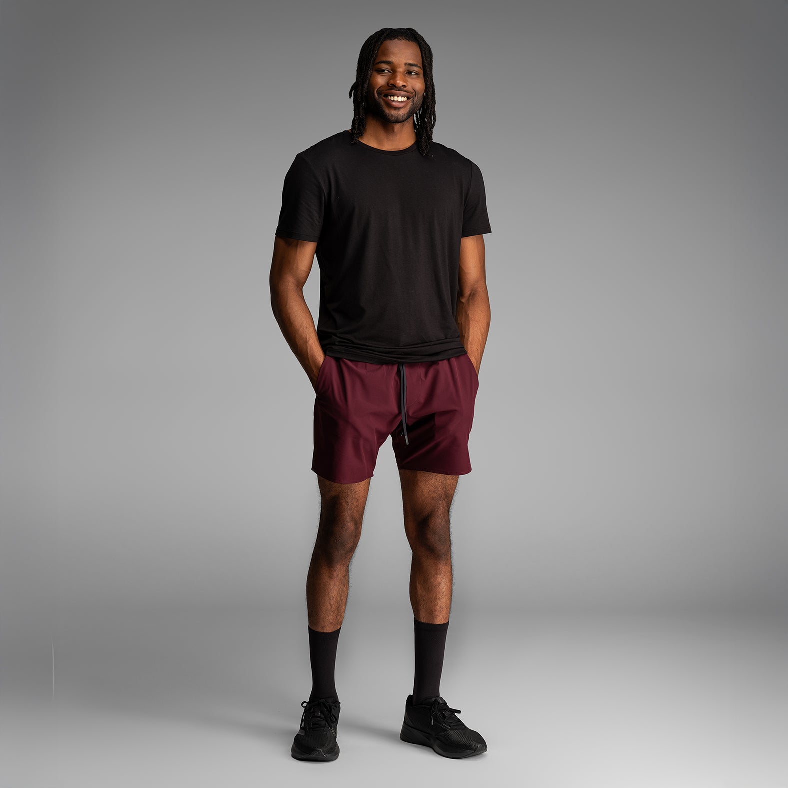 Session Short 2N1 Training Short 7": Wine Red | BN3TH Underwear