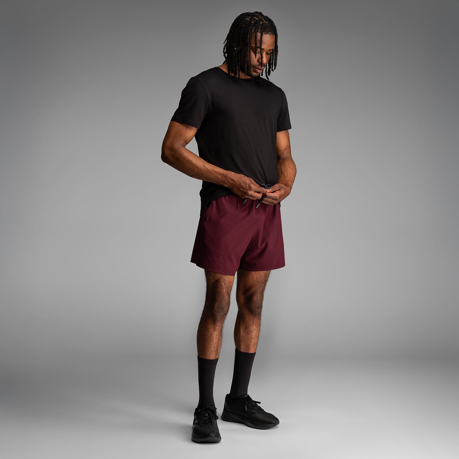 Session Short 2N1 Training Short 7": Wine Red | BN3TH Underwear