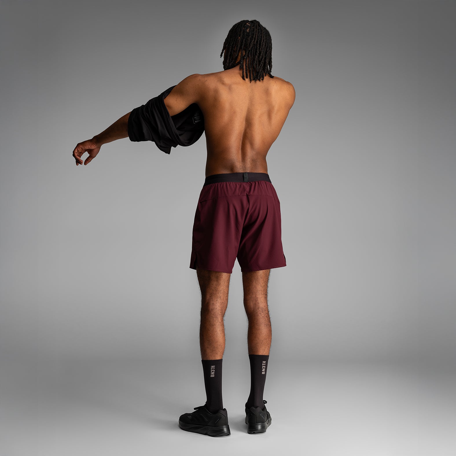 Session Short 2N1 Training Short 7": Wine Red | BN3TH Underwear