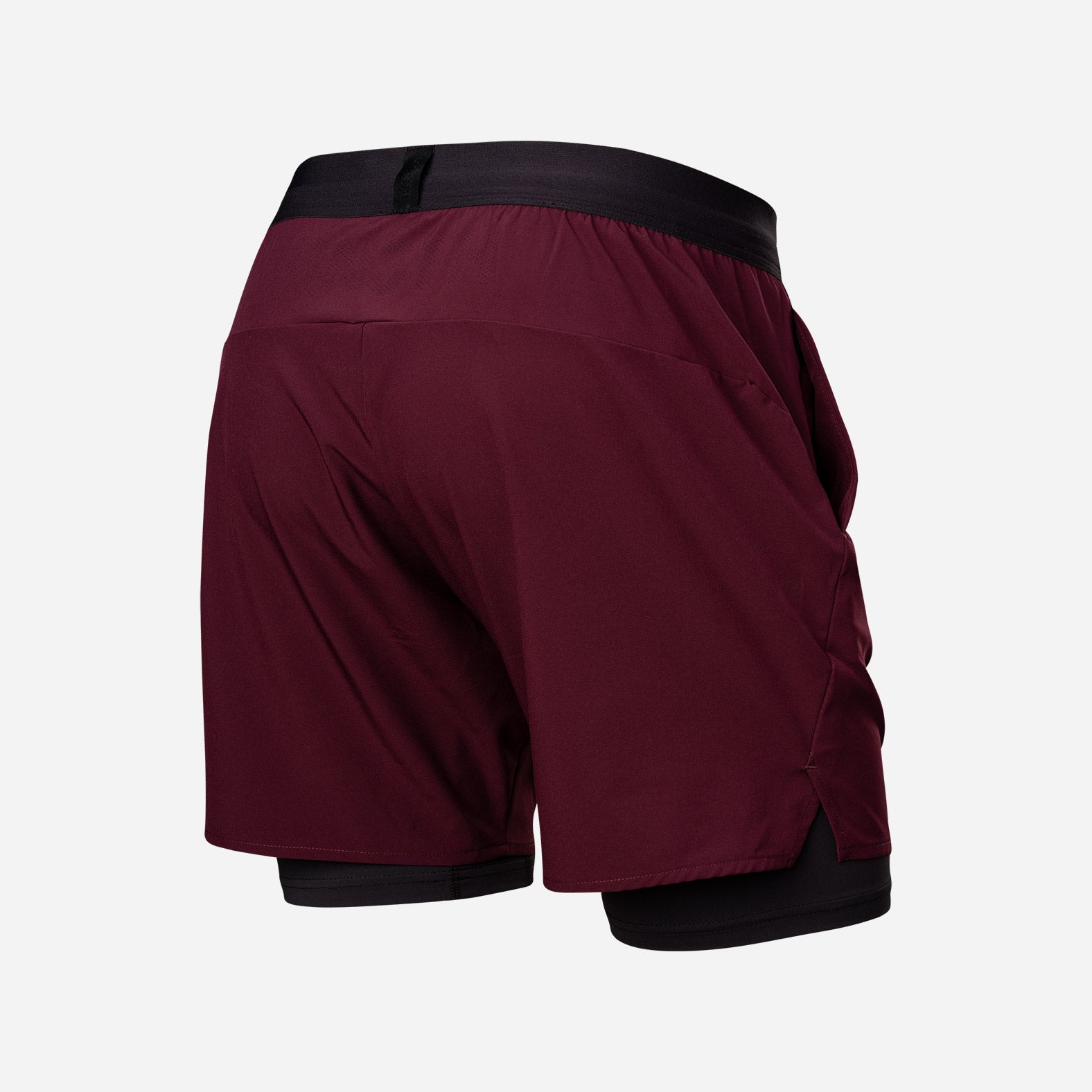 Session Short 2N1 Training Short 7": Wine Red | BN3TH Underwear
