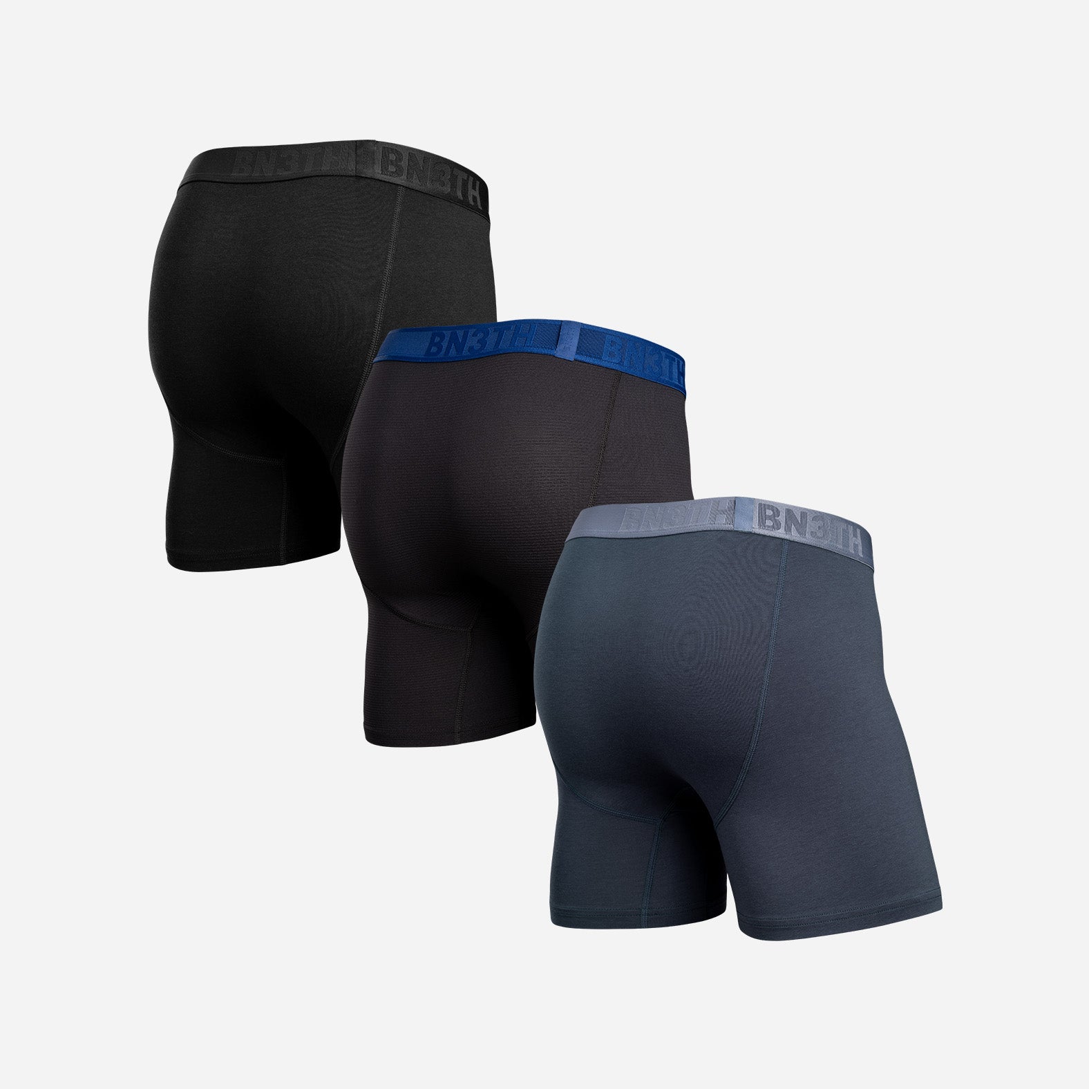 Everyday Black Bundle: Essentials & Pro Flex Boxer Brief 3 Pack