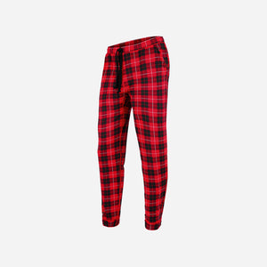 PJ PANT: FIRESIDE PLAID RED