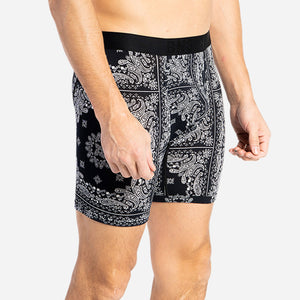 Classic Icon Boxer Brief: Bandana Black