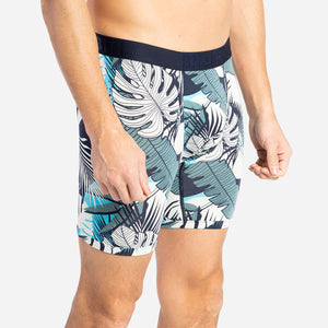 CLASSIC BOXER BRIEF: FRONDS DARK NAVY