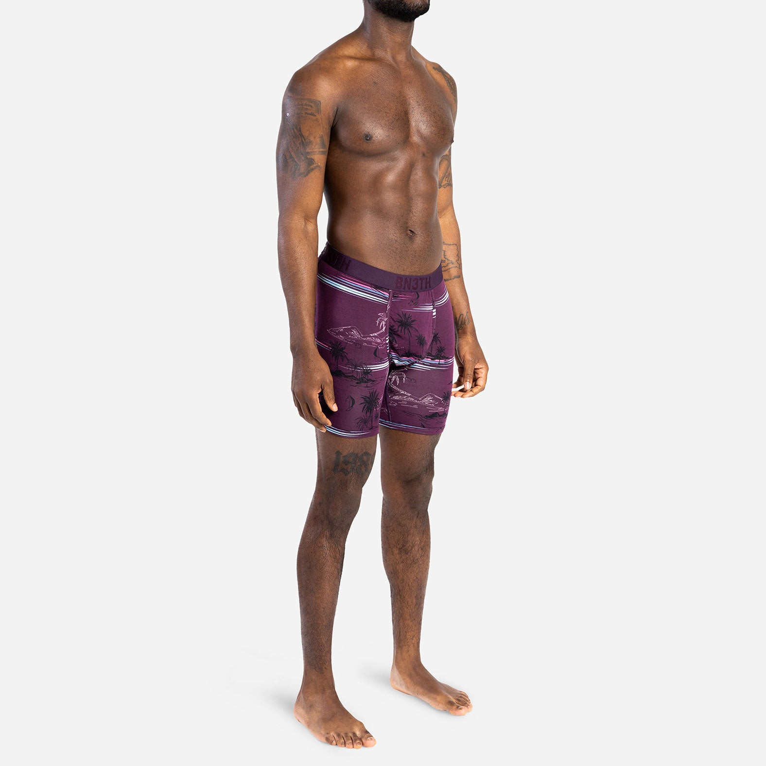 BN3TH Classic 6.5 Boxer Brief 2 Pack - Fog/Bananas Fog – Purple Cactus  Lingerie