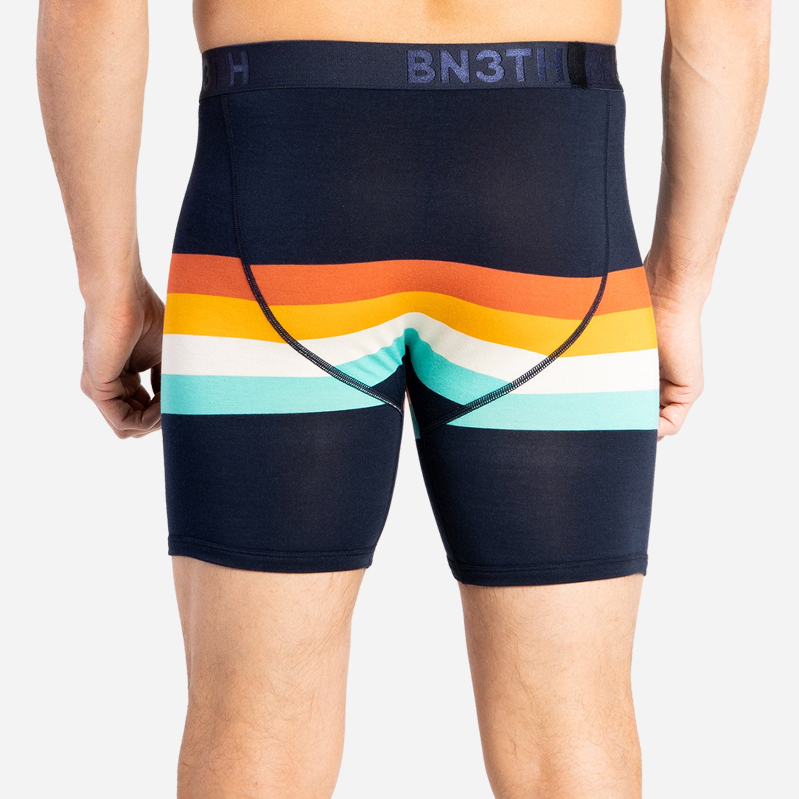 6 No Fly Boxer Briefs 3-Pack - Cotton Black Rainbow – TomboyX