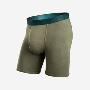 CLASSIC BOXER BRIEF WITH FLY: MICRO DOT PINE