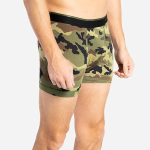 Classic Icon Trunk: Black/Camo Green 2 Pack