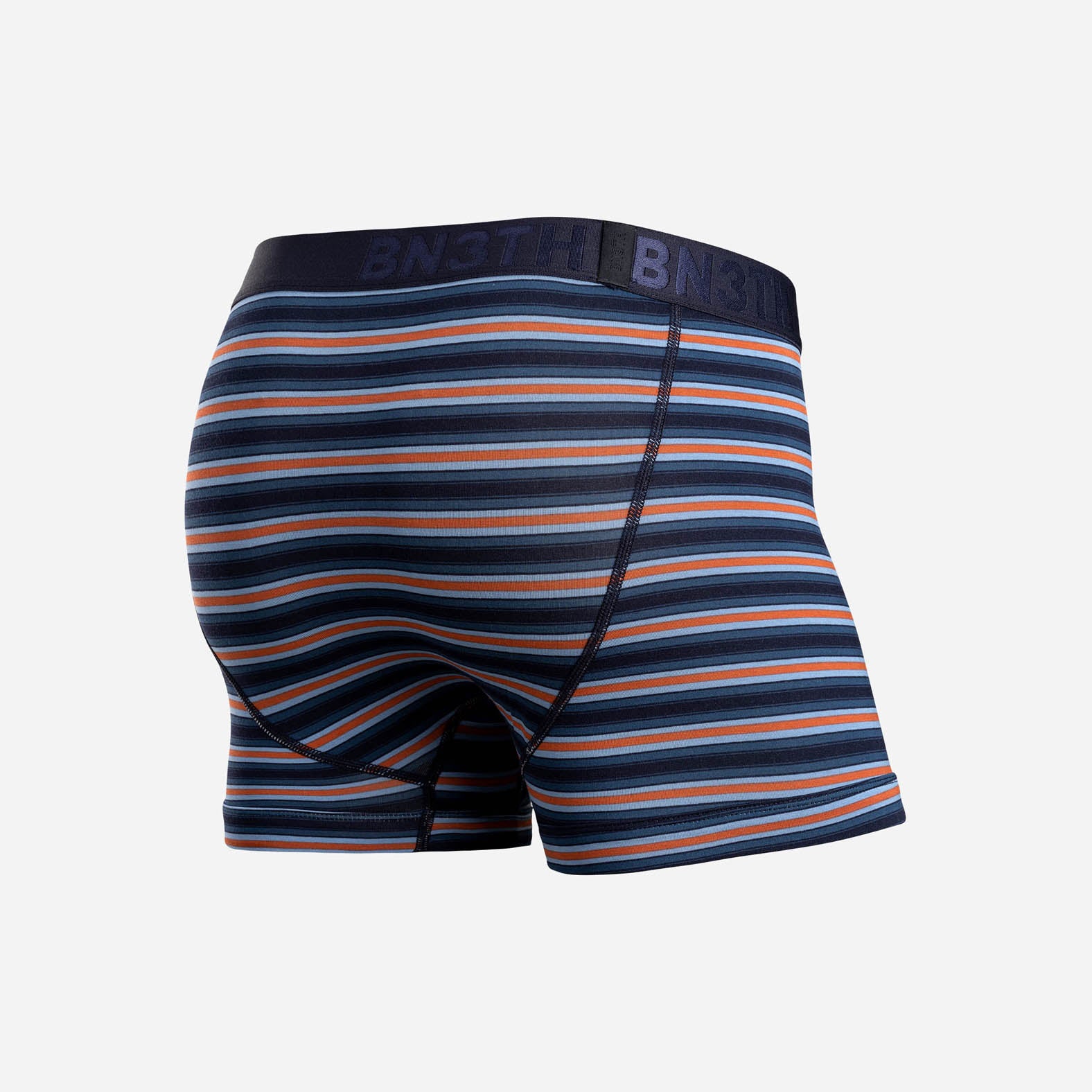 CLASSIC TRUNK WITH FLY: TRACK STRIPE DARK NAVY