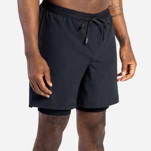 Pursuit 2N1 Padded Bike Short: Black