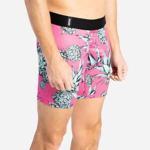 Pro Agua X Boxer Brief: Pina Colada Pink